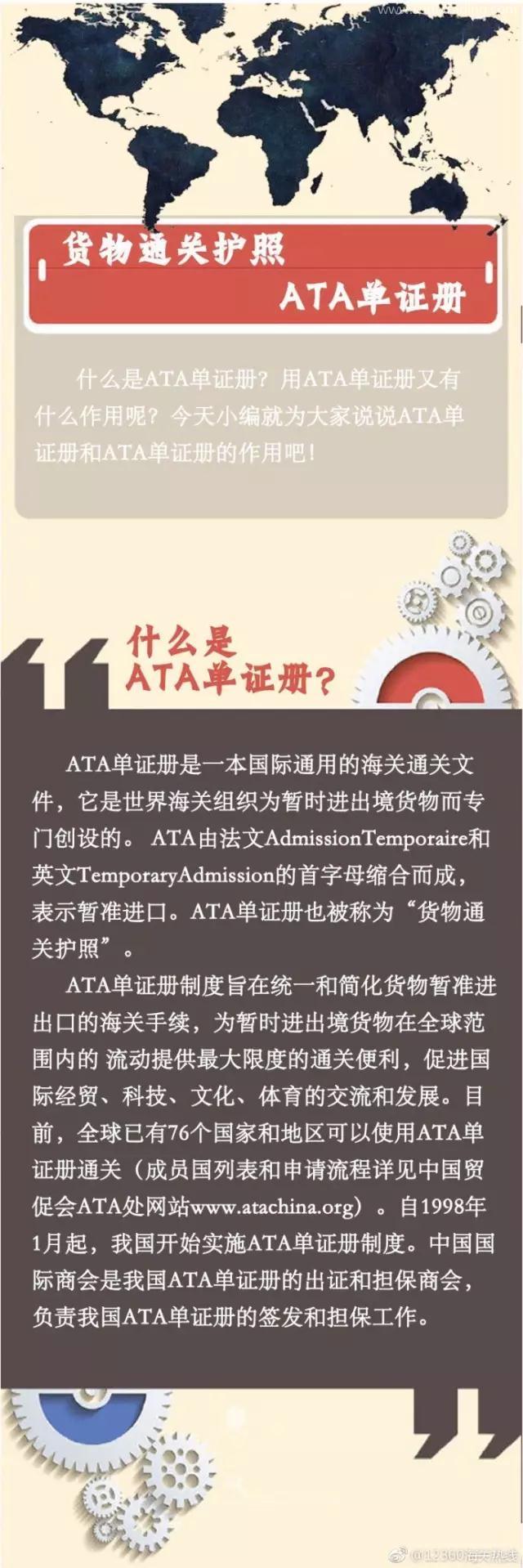 什么是ATA單證冊？用ATA單證冊有什么作用呢？